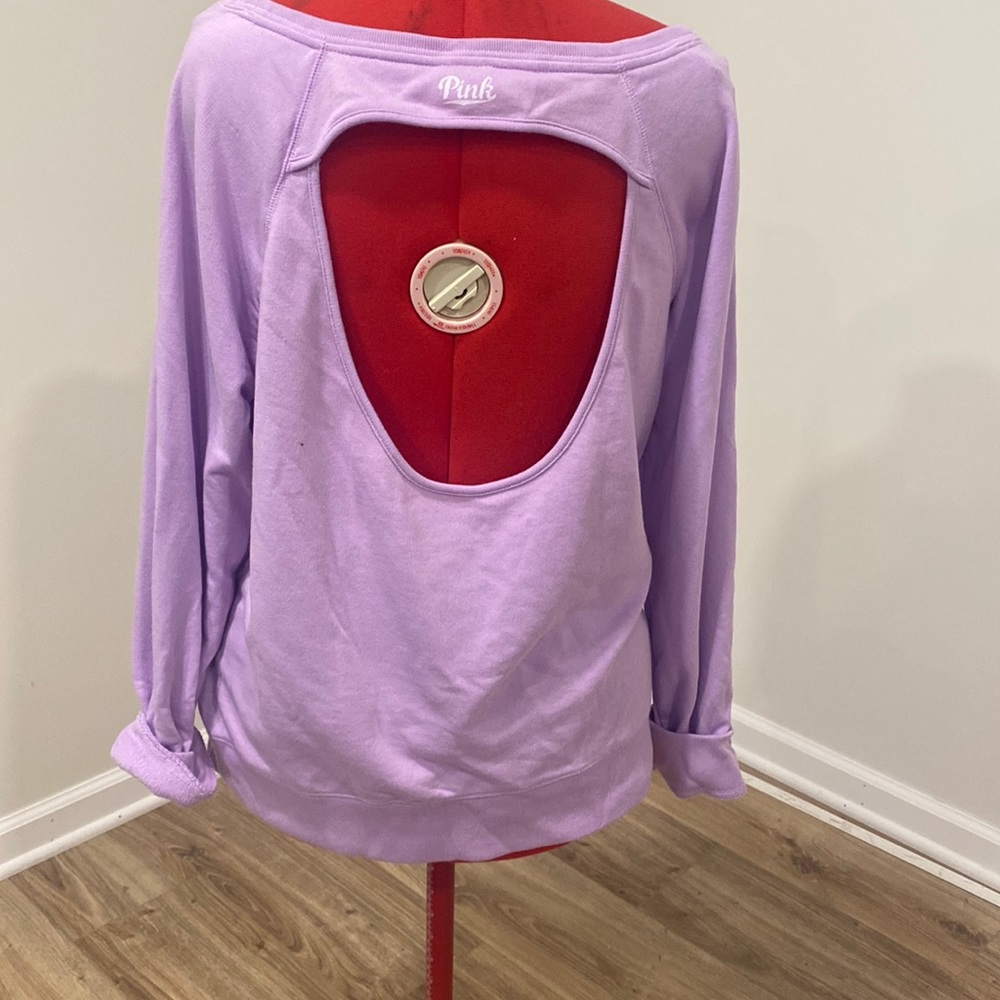 New W/Tags PINKS VS shirt shirt with open back